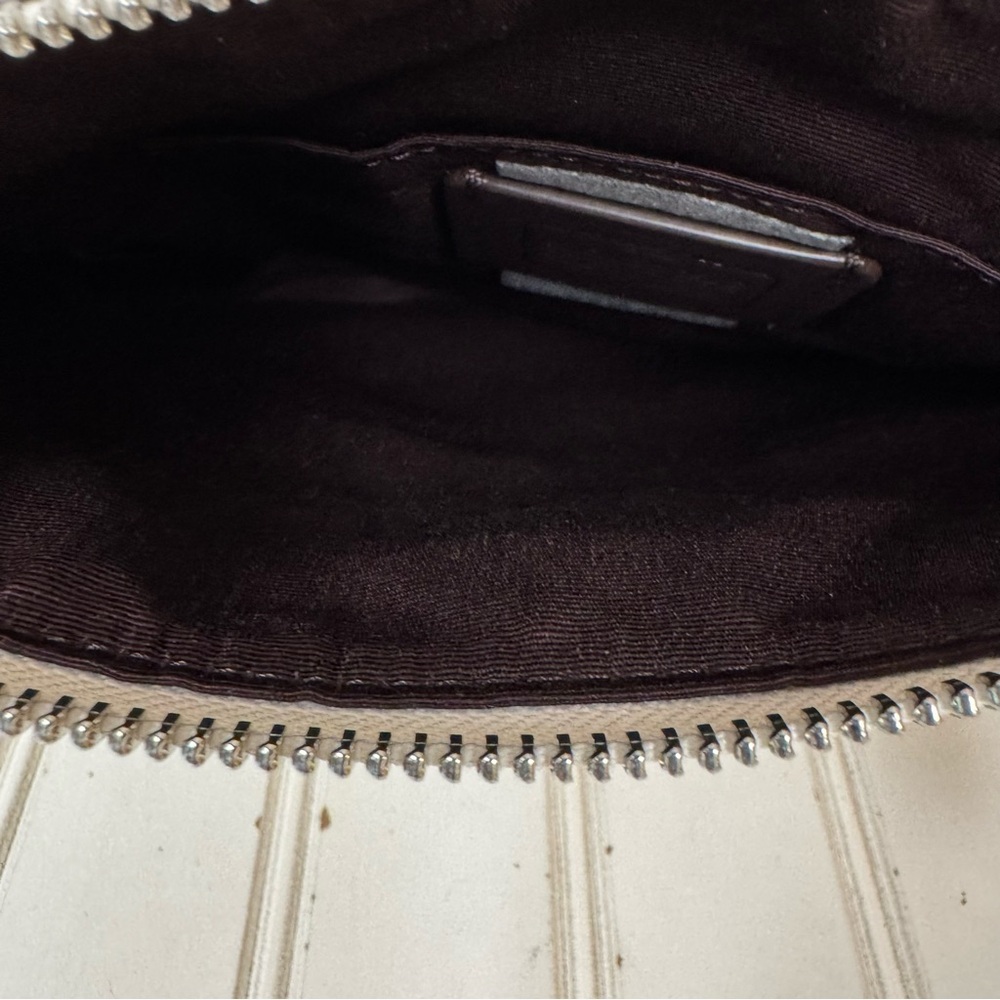 Coach CF340 Crossbody Bag Signature Mini rowan File‎ Mist Purple Silver Hardware - Picture 9 of 15